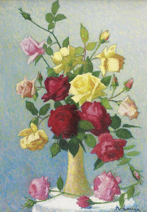    (Vase De Roses). 1924 (486x700, 477Kb)