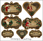  christmas tags labels (700x672, 659Kb)