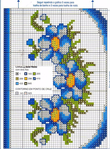  schemi punto croce asciugamani bagno -fiori blu (515x700, 520Kb)