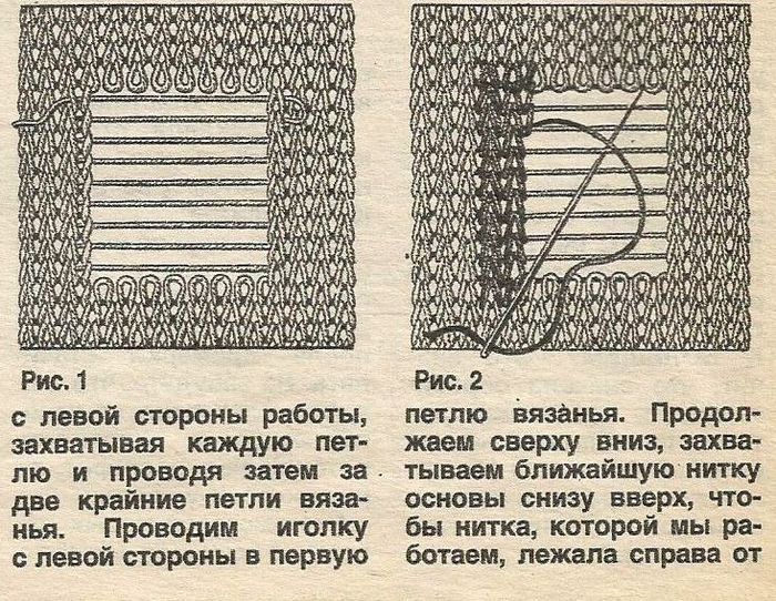 Художественная штопка дырки руками схема пошаговая