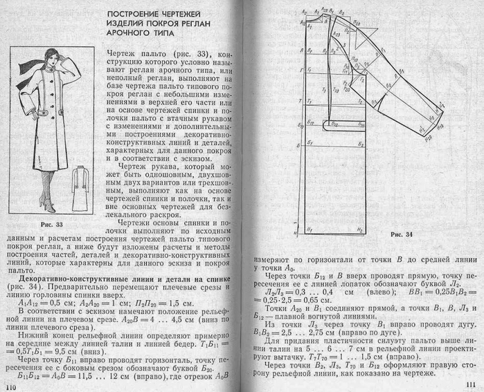 Описание женского пальто