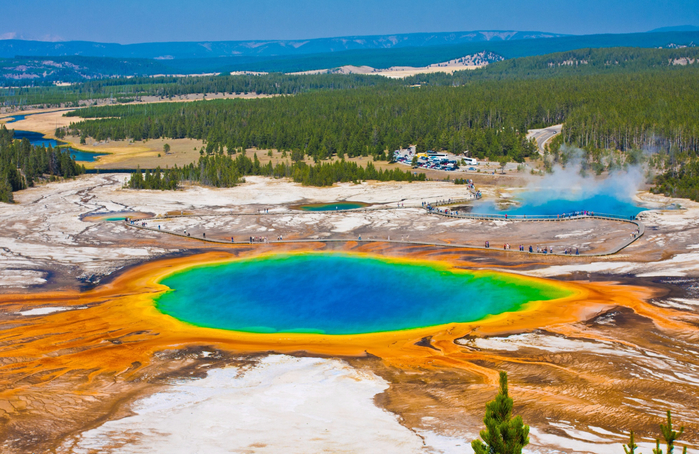 Йеллоустонский вулкан фото со спутника