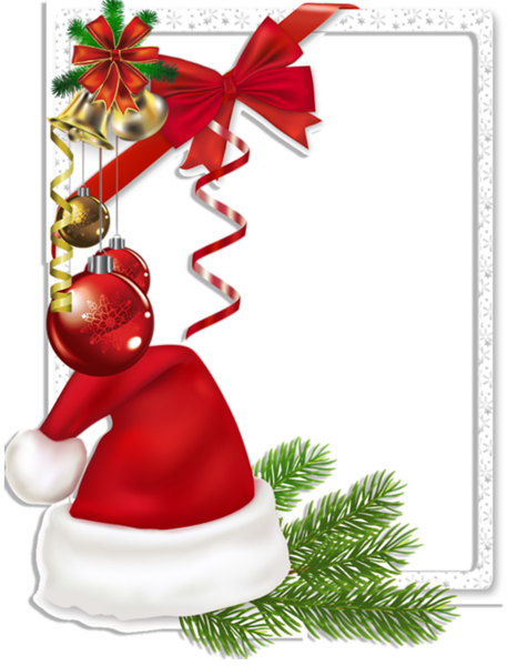 6032303_Christmas_Transparent_Photo_Frame_with_Santa_Hat_and_Bells (457x600, 290Kb)