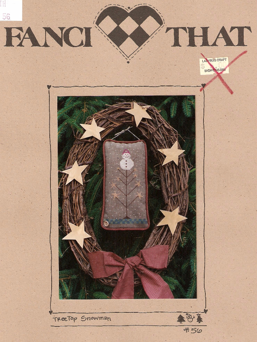 FT #56 - Tree Top Snowman (526x700, 434Kb)