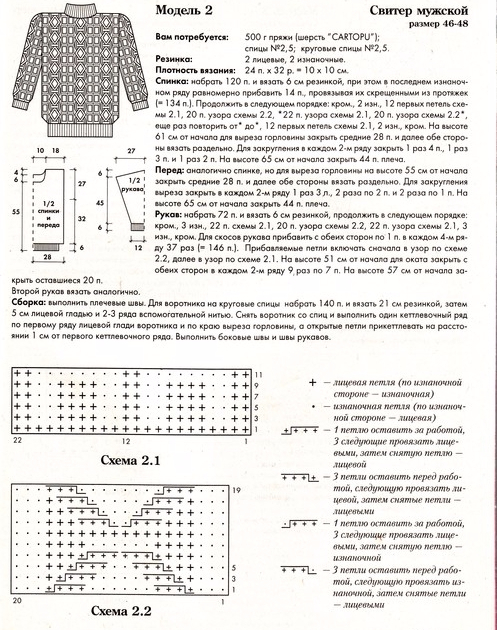 Сколько надо пряжи на свитер 54 размера спицами схемы