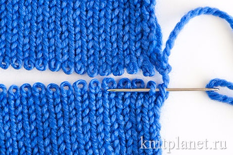 Матрасный шов в вязании – простой способ соединения деталей