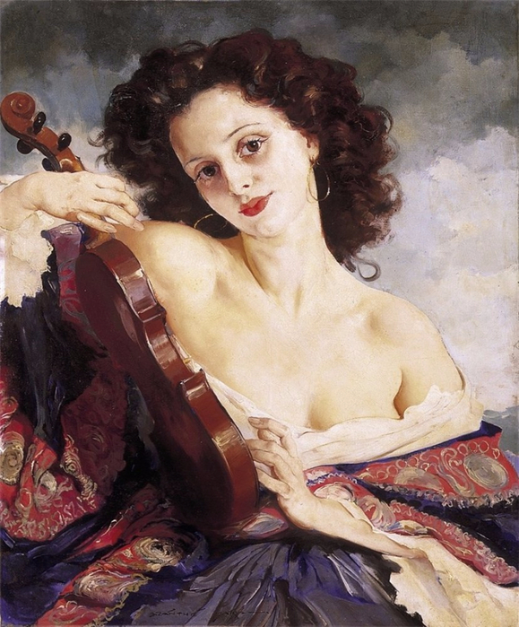 Венгерская художница Maria Szantho (579x700, 449Kb)