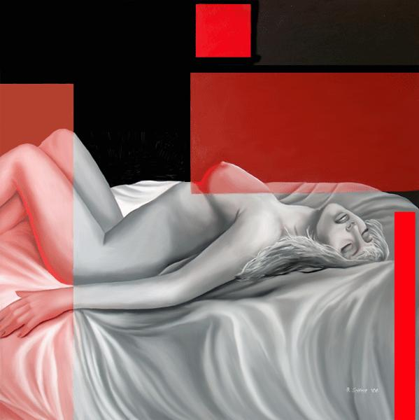 Red Dreams - Brita Seifert 1963 - Dutch Surrealist painter - Tutt'Art@ - (65) (599x600, 135Kb)