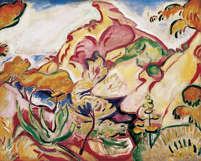 Paysage  La Ciotat (La Pointe du Capucin), 1907 (654x525, 573Kb)