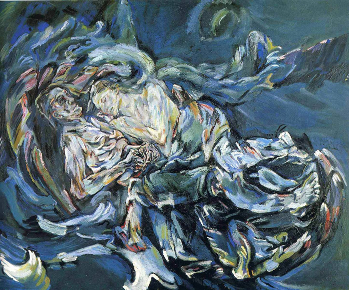 Oskar Kokoschka (Austrian,1886 — 1980) Bride of the Wind 1914 (700x580, 585Kb)
