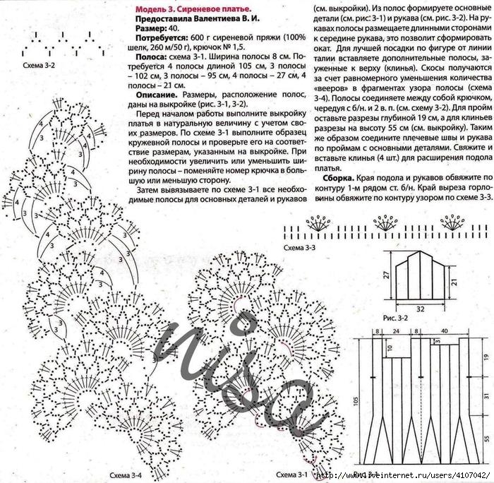 Ленточное кружево крючком простая схема