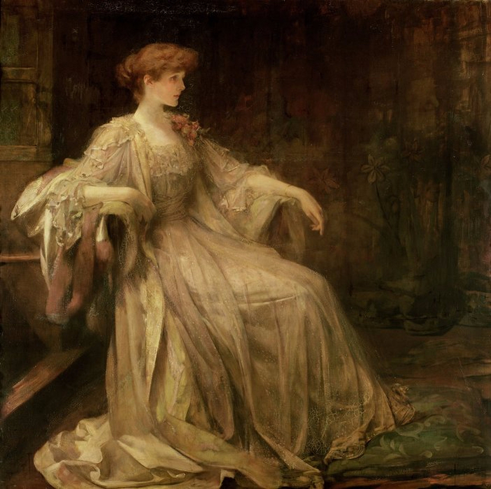 Portrait de Violet, la duchesse de Rutland (c. 1890) (700x698, 447Kb)