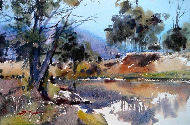 Coming on dusk, Emu Creek (653x431, 497Kb)