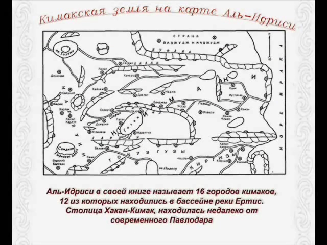 Карта аль идриси