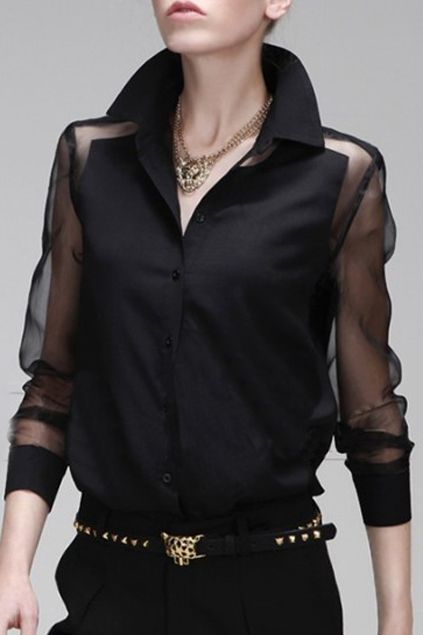 Фото блузок с коротким рукавом из шифона