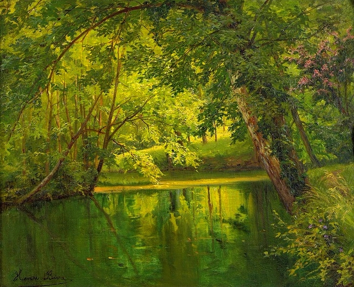 4150500_Lesnoi_pryd_Woodland_Pond (700x566, 395Kb)