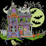  SC Book 261_Stitch or treat_Haunted House Welcome (700x700, 488Kb)