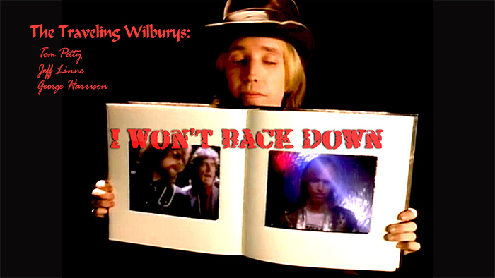 Tom Petty & The Heartbreakers I Won't Back Down (1989) (700x394, 122Kb)