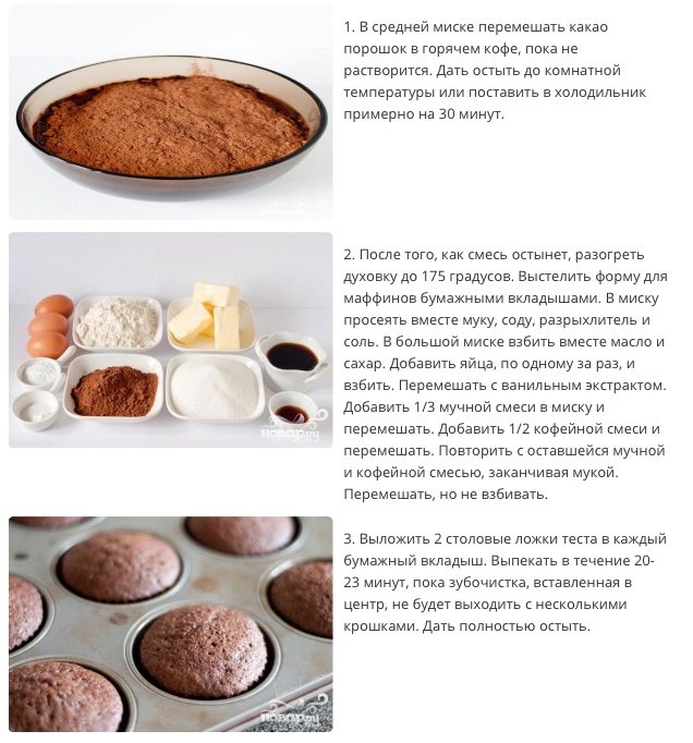 Рецепт торта с добавлением кофе