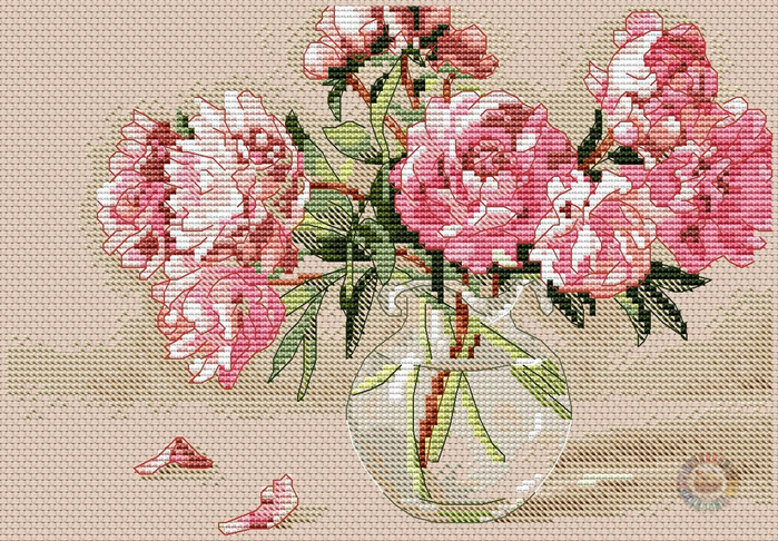 Peonies in vase (700x486, 528Kb)