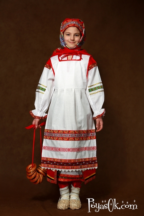 Женский костюм калужской губернии
