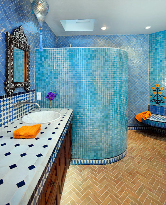 Ванная в марокканском стиле - 22 фото королевских интерьеров