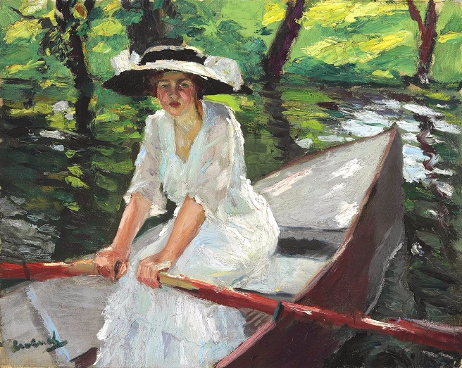   (Woman in Rowboat) (656x523, 494Kb)