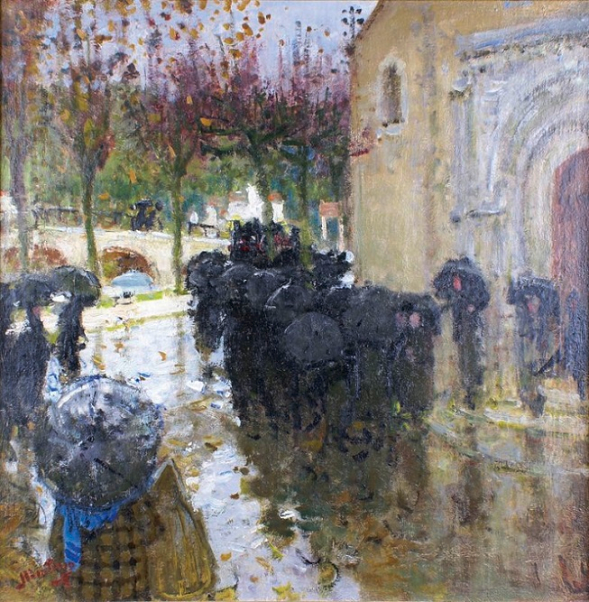 La sortie de l'glise. (653x667, 633Kb)
