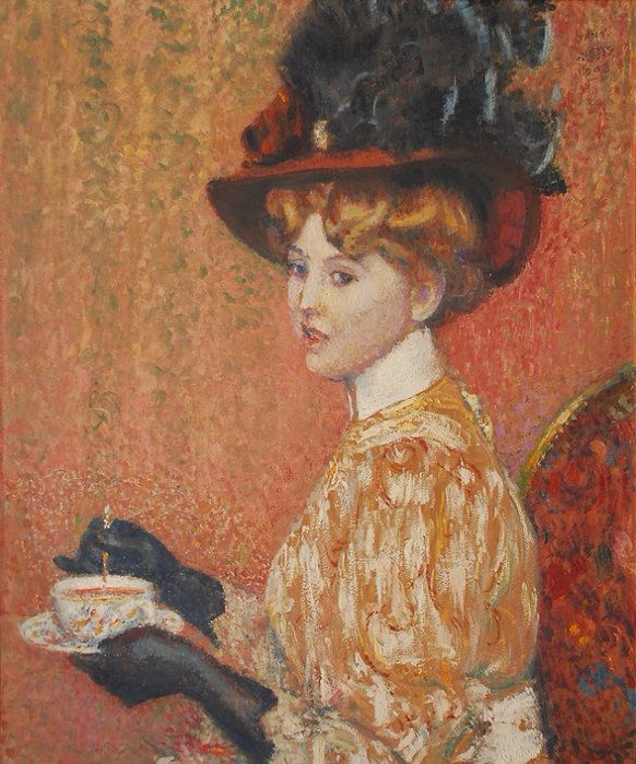   (The cup of tea) 1908 (582x700, 519Kb)