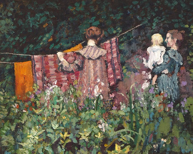 Au jardin. Tuinscene (656x523, 578Kb)