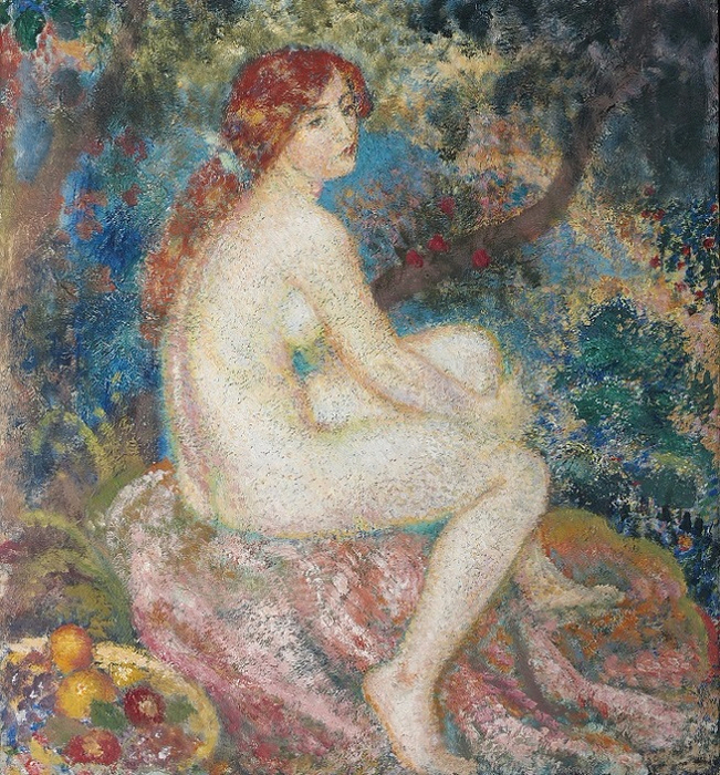   (Femme rousse). 1910 () (651x700, 640Kb)