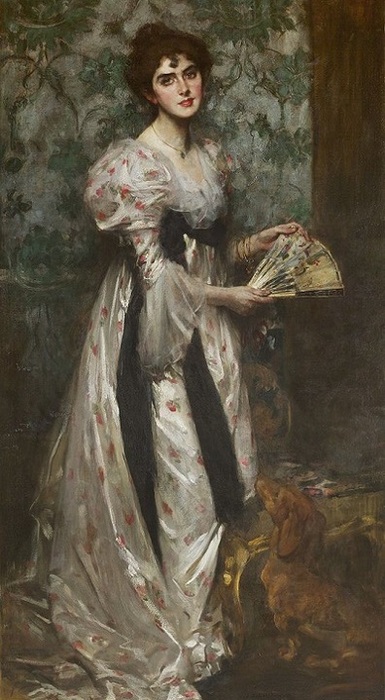 Mrs. Harold Burke, circa 1898 (385x700, 108Kb)