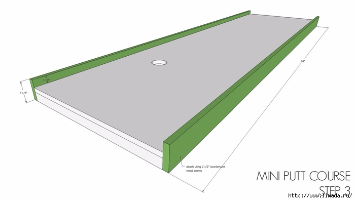 Мини гольф своими руками схемы и чертежи