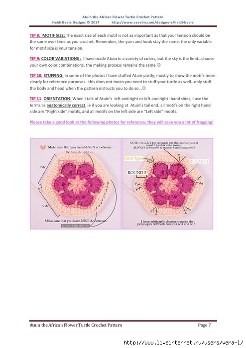 Heidi_Bears_-_Atuin_the_African_Flower_Turtle_Crochet_Pattern_7 (494x700, 158Kb)