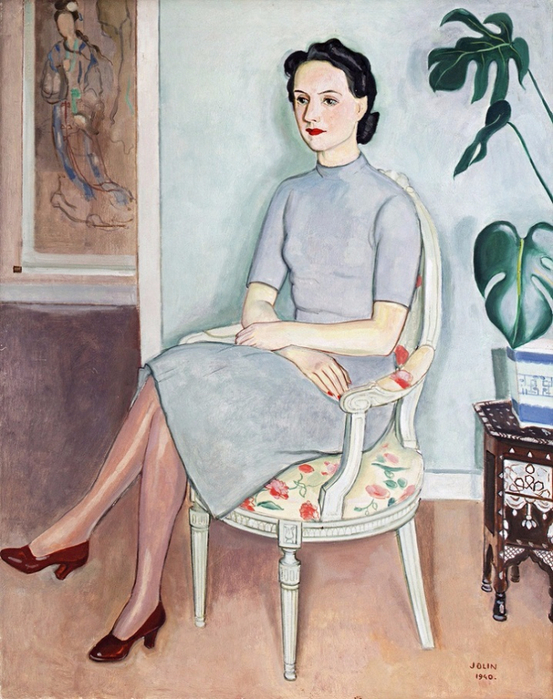 Kvinna i rda skor, 1940 - 1940 (553x700, 425Kb)