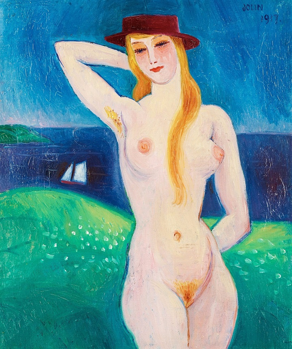    (Woman in hat). 1917 (586x700, 549Kb)