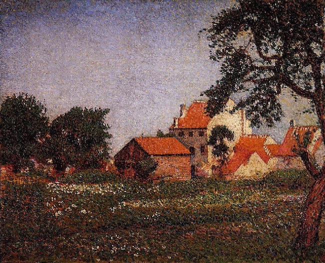 +   - (Houses at La Hulpe). 1888. (651x526, 665Kb)