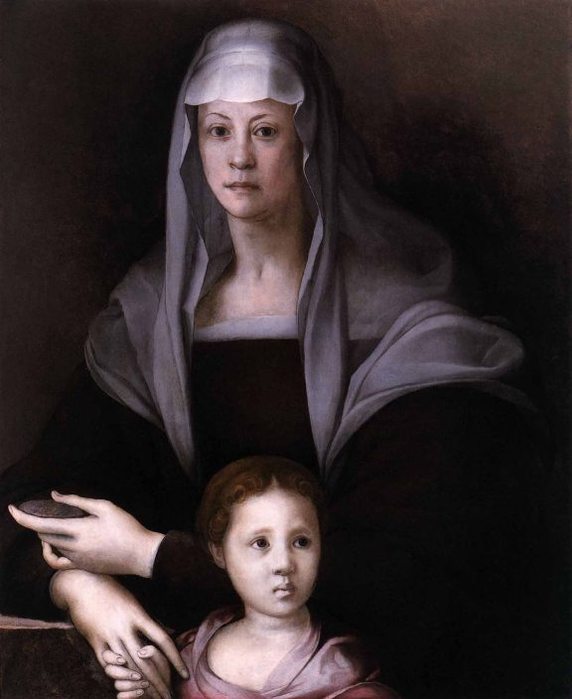 «Мария Сальвиати с Джулией де Медичи (572x700, 46Kb)