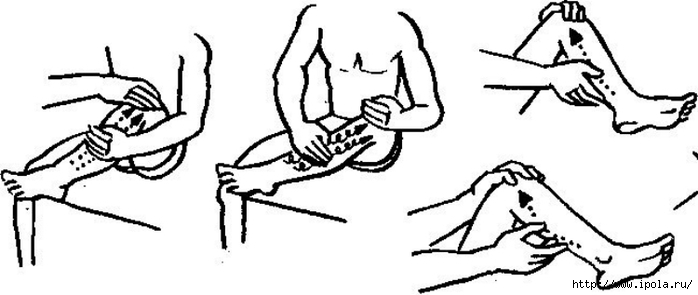 Массаж при нейропатии. Самомассаж при варикозе нижних конечностей. Самомассаж растирание. Самомассаж мышц нижних конечностей. Схема массажа икроножных мышц.