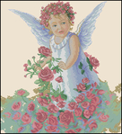  Dimensions 13729 - Rose petal angel () (364x400, 231Kb)