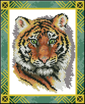  Dimensions 35060 - Dramatic Tiger Portrait (252x306, 180Kb)