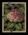  Dimensions 35072 - Hydrangea on Toile (160x200, 58Kb)