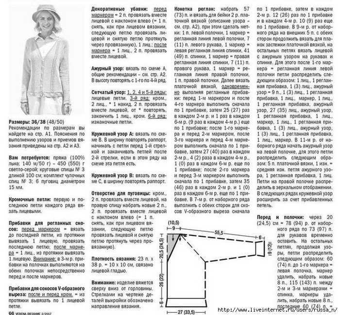 Жакет спицами для женщин реглан сверху схемы