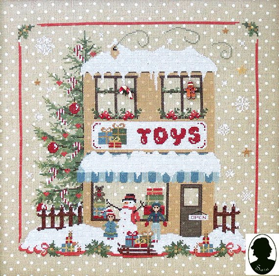 Sara Guermani - Christmas Avenue Toys Shop (570x563, 446Kb)