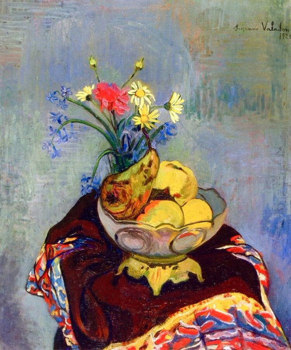 Still LIfe with Fruit Bowl, 1920 (581x700, 499Kb)