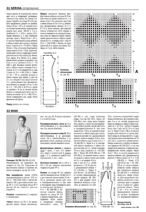 Журнал верена вязание спицами со схемами и описанием