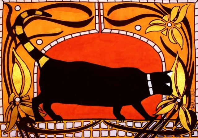  black-cat-art-nouveau-dora-hathazi-mendes (640x448, 93Kb)