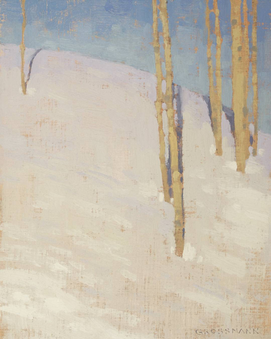 Aspen Trunks and Bright White Snow (559x700, 320Kb)