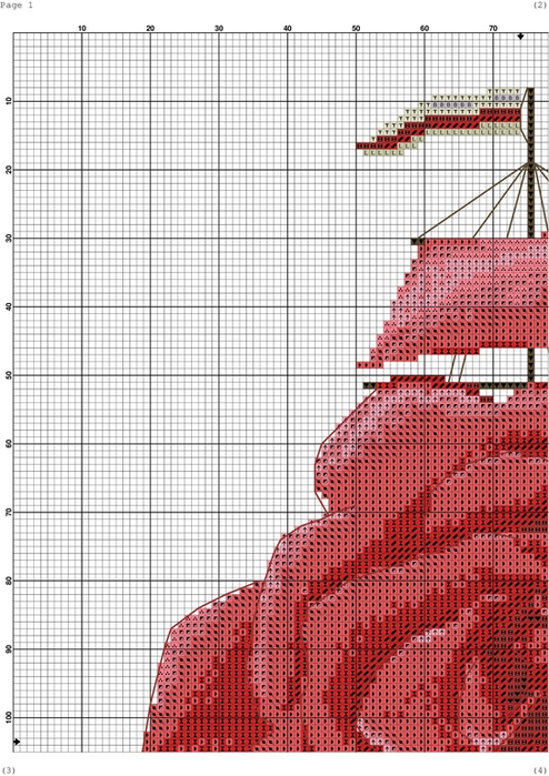 Алые паруса схема для вышивки