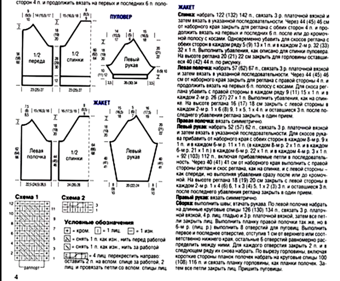 Реглан снизу спицами подробное